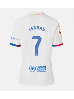 Barcelona Ferran Torres #7 Auswärtstrikot 2023-24 Kurzarm